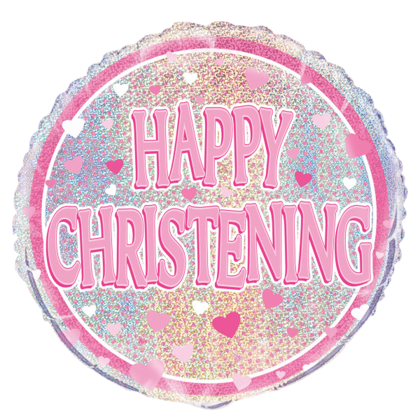 STANDARD PINK CHRISTENING PRISMATIC